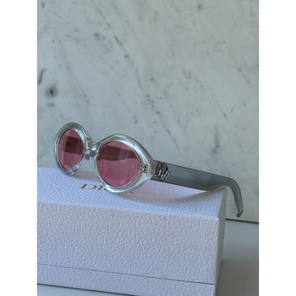 NEW Dior LuckyDior R1I x ERD Sunglasses in Metallic Silver - Picture 6 of 6
